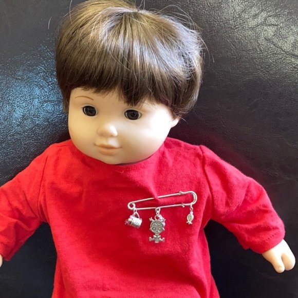 Baby girl 👧🏻 announcement pin brooch - Picture 10 of 15